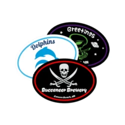 Oval Stickers