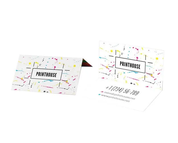 Folded Business Cards