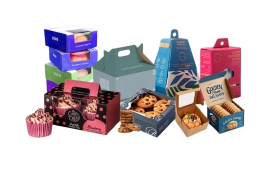 Black Bakery Boxes